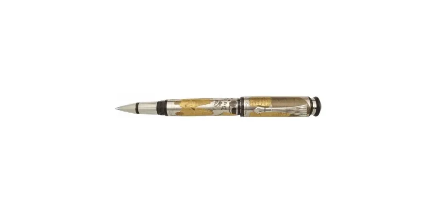 picture 3 Hand Engraved Silver Rollerball Pen - Sophia by Montegrappa