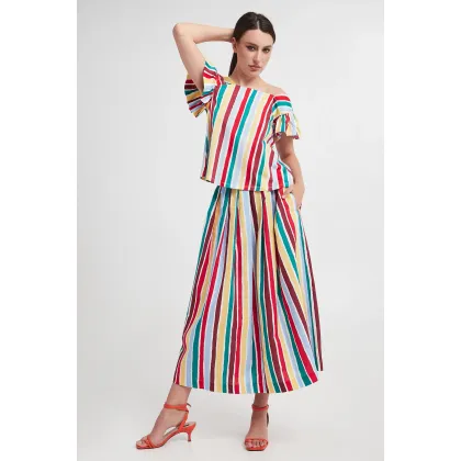 Zdjęcie Spódnica w paski Cannes WEEKEND MAX MARA Weekend Max Mara