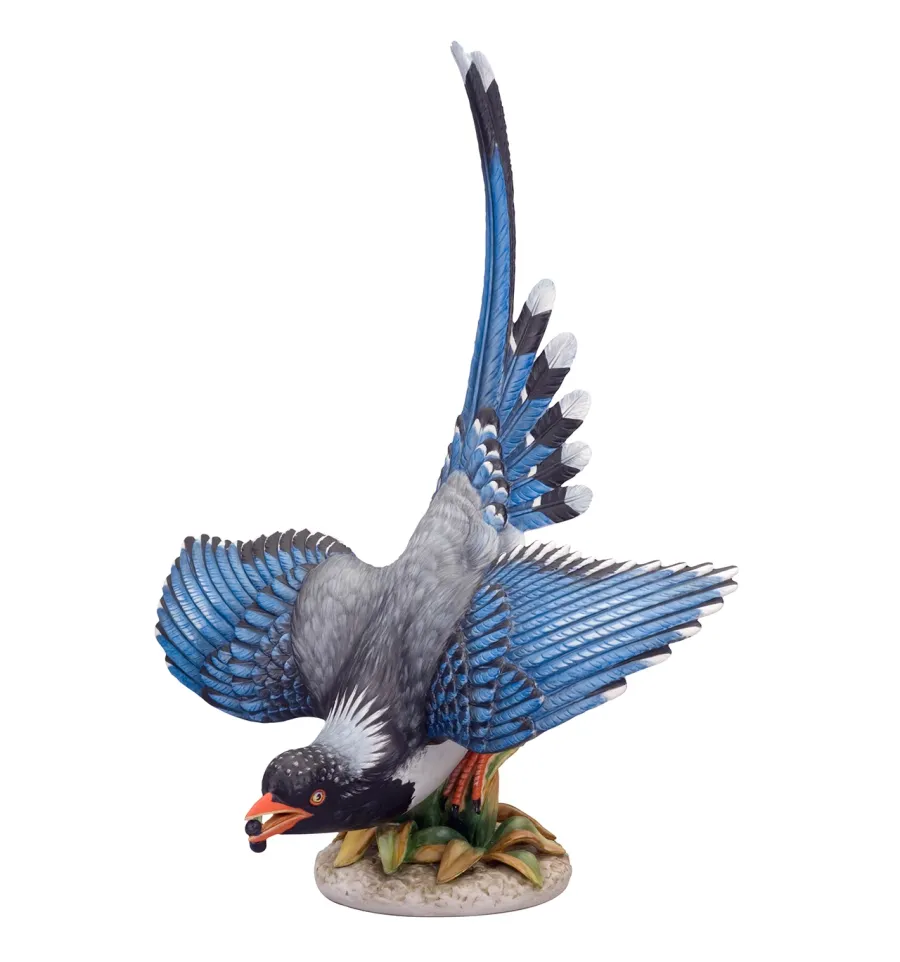 obrazek 1 Stylowa porcelanowa figurka ptaka – drozda z kolekcji Pássaros - Vista Alegre