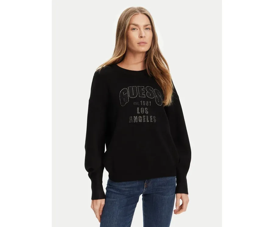 obrazek 1 Guess Sweter W5YR26 Z26I2 Czarny Regular Fit