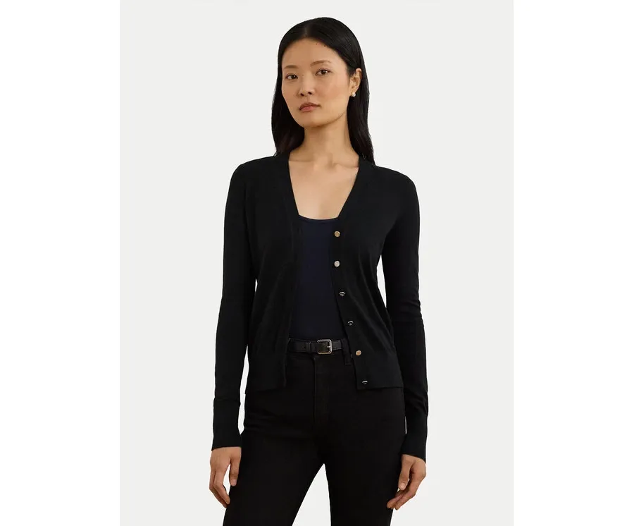 obrazek 1 LAUREN RALPH LAUREN Kardigan 200808207001 Czarny Slim Fit