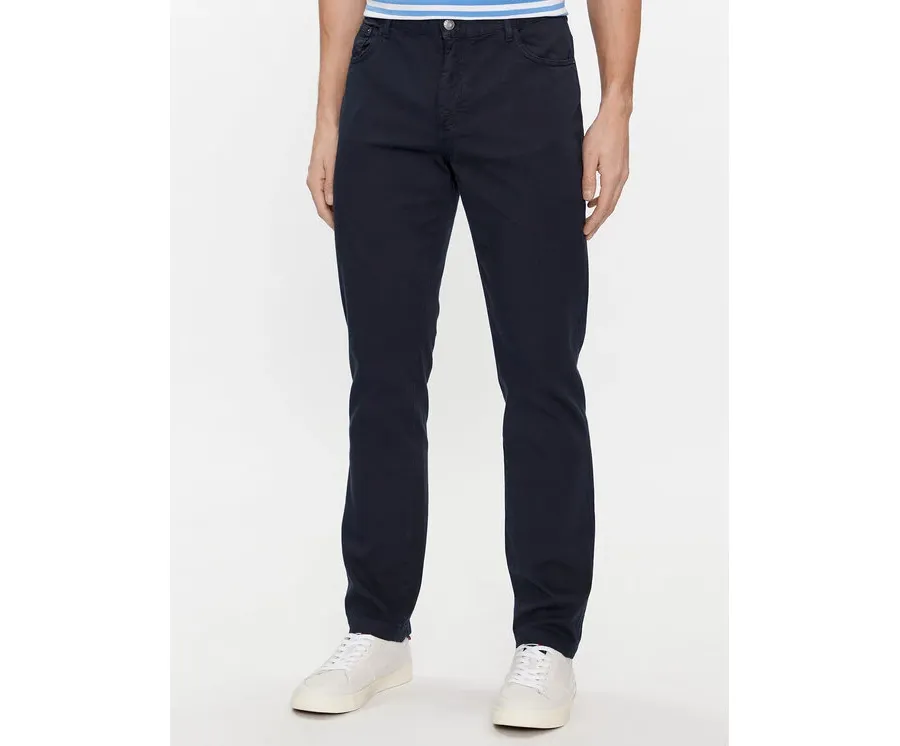 obrazek 1 Tommy Hilfiger Jeansy Denton MW0MW33908 Granatowy Straight Leg