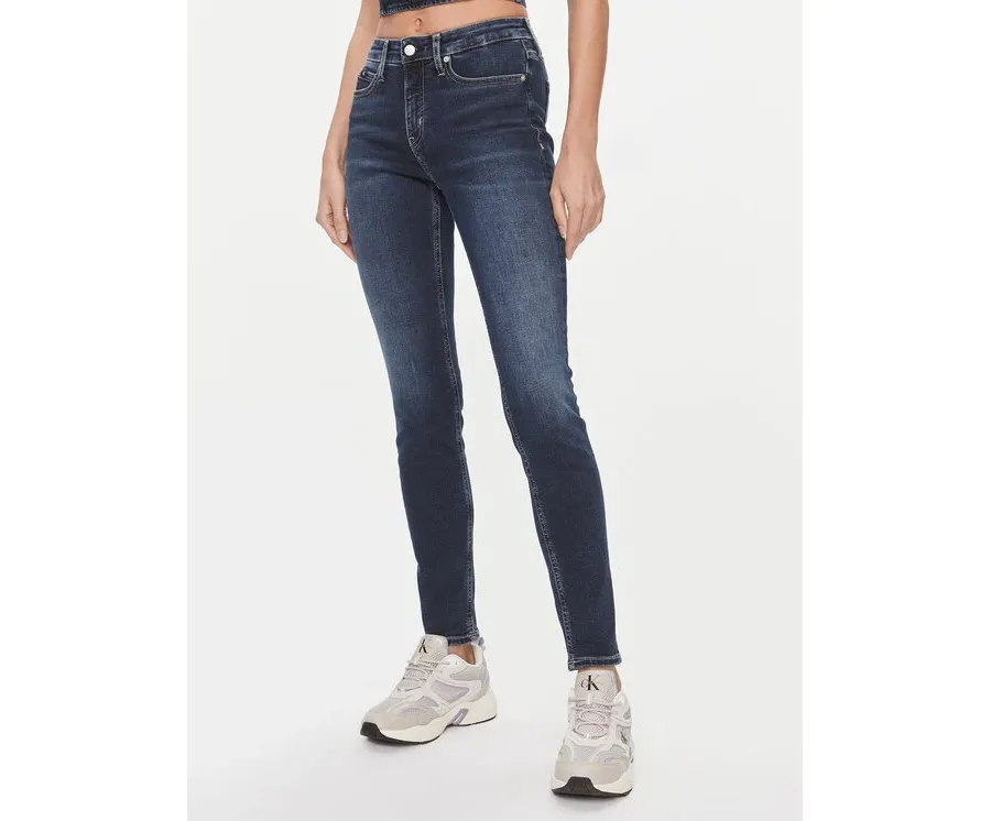 obrazek 1 Calvin Klein Jeans Jeansy J20J222445 Granatowy Skinny Fit