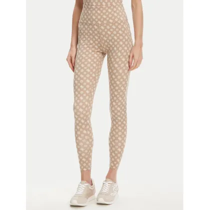 Zdjęcie Guess Legginsy V5YB18 MC03W Beżowy Slim Fit