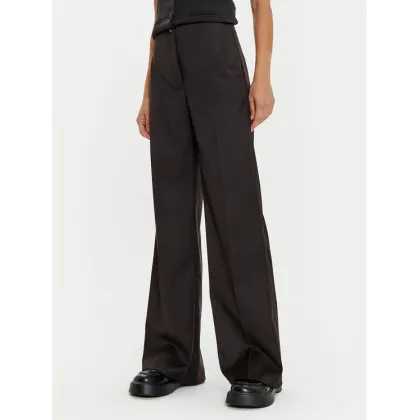 Zdjęcie ACCESS FASHION Spodnie materiałowe 44-5039-116 Czarny Wide Leg