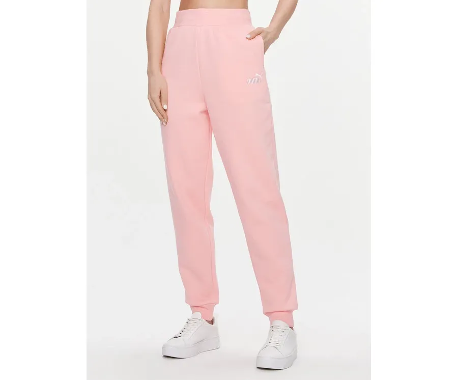 obrazek 1 Puma Spodnie dresowe Ess+ Embroidery 670007 Różowy Regular Fit