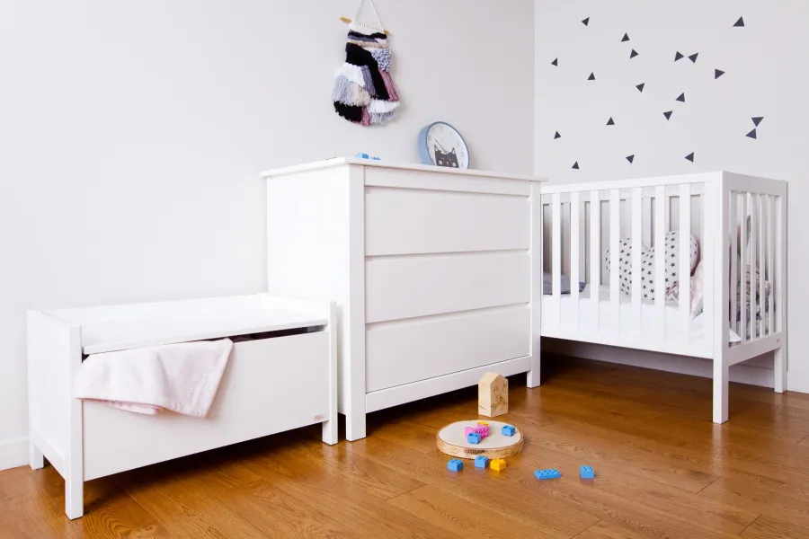 obrazek 3 Loft komoda z przewijakiem w białym kolorze
