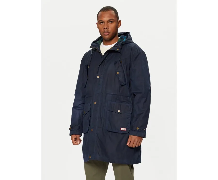 obrazek 1 Hunter Parka Liam HARM0028242 Granatowy Regular Fit