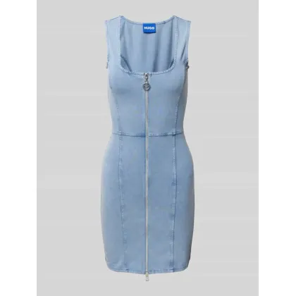 Zdjęcie Sukienka mini z imitacji denimu model ‘Nelipa’