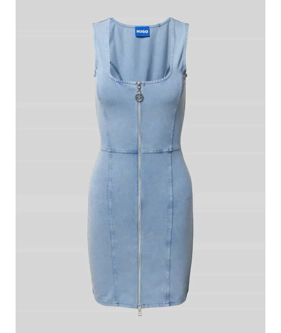 obrazek 1 Sukienka mini z imitacji denimu model ‘Nelipa’