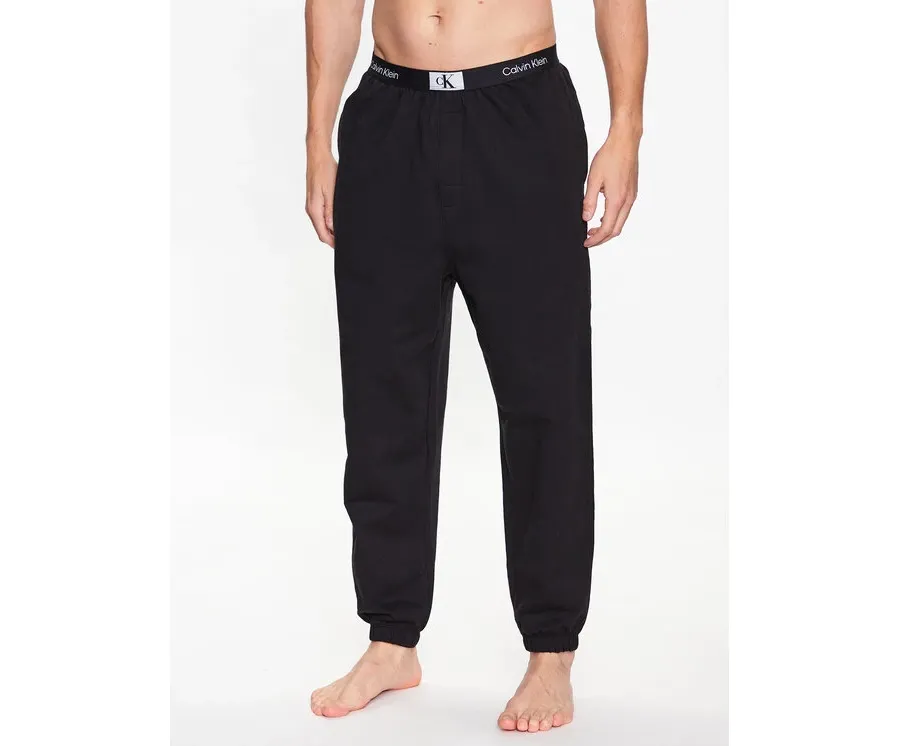 obrazek 1 Calvin Klein Underwear Spodnie piżamowe 000NM2393E Czarny Regular Fit