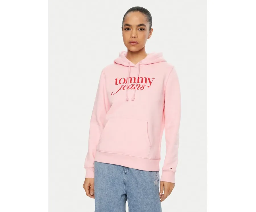 obrazek 1 Tommy Jeans Bluza DW0DW20170 Różowy Regular Fit