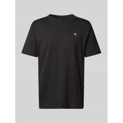 Zdjęcie Calvin Klein Jeans T-Shirt Serif Font Graphic J30J327473 Czarny Regular Fit