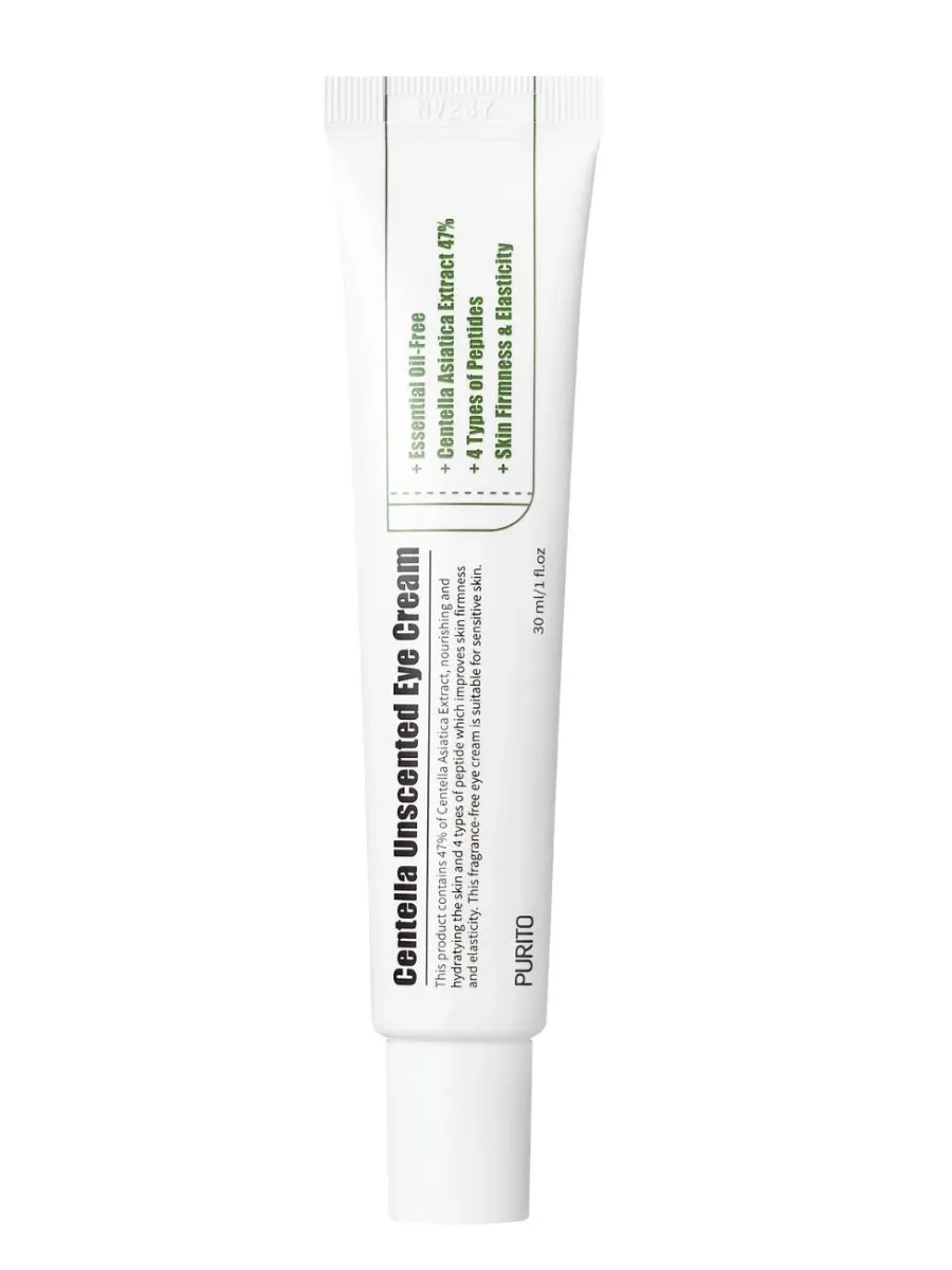 obrazek 1 Purito Centella Unscented Bezzapachowy krem pod oczy z Ekstraktem z Wąkroty Azjatyckiej 30 ml