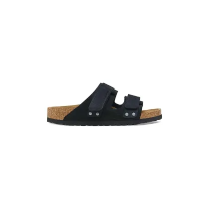Zdjęcie Birkenstock klapki zamszowe Uji męskie kolor czarny 1024810