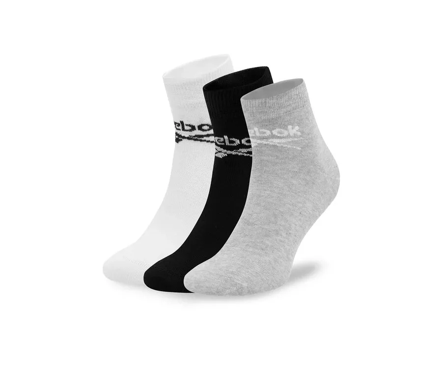 obrazek 1 Reebok Zestaw 3 par wysokich skarpet unisex R0429-SS24 (3-pack) Kolorowy