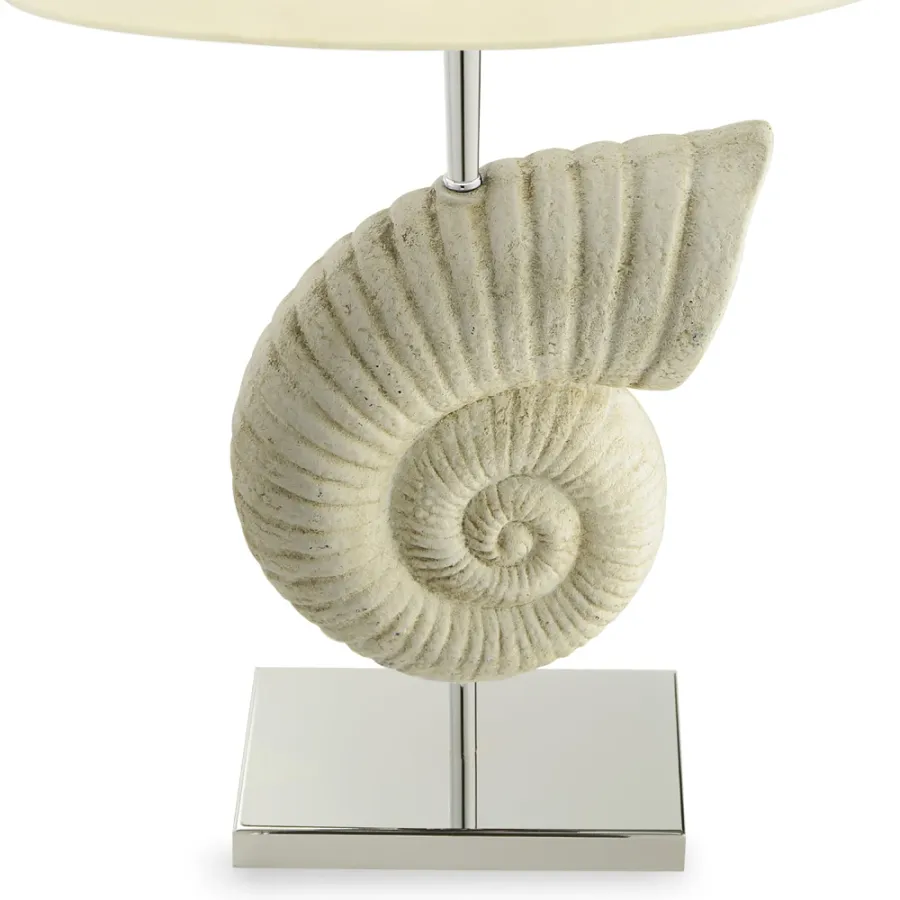 obrazek 3 Średniej wielkości lampa stołowa z metalową podstawą H.40xL.23xP.11 cm
