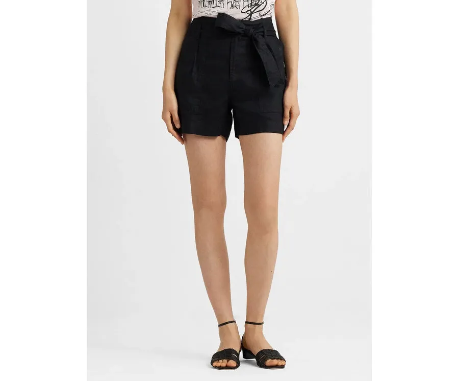 obrazek 1 Lauren Ralph Lauren Szorty materiałowe 200862092001 Czarny Regular Fit LAUREN RALPH LAUREN