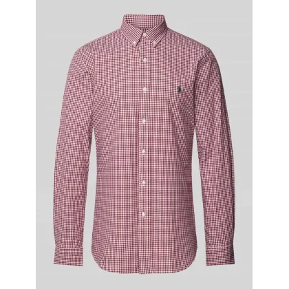 Zdjęcie Koszula casualowa o kroju slim fit z kołnierzykiem typu button down