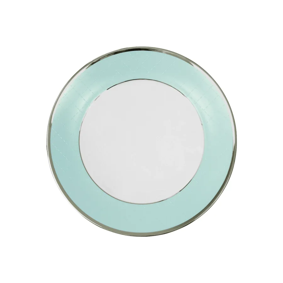 obrazek 1 Śliczny porcelanowy talerz obiadowy z kolekcji Ethereal Blue - Porcel