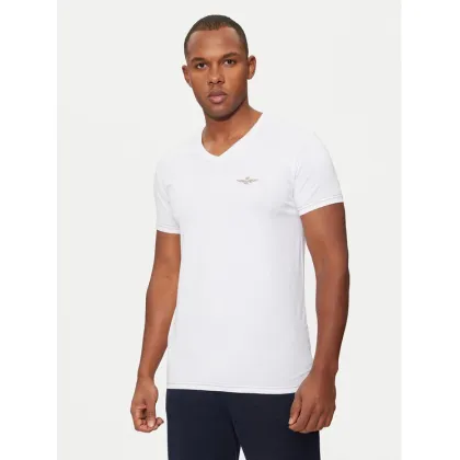 Zdjęcie Aeronautica Militare T-Shirt AM1UTI004 Biały Slim Fit