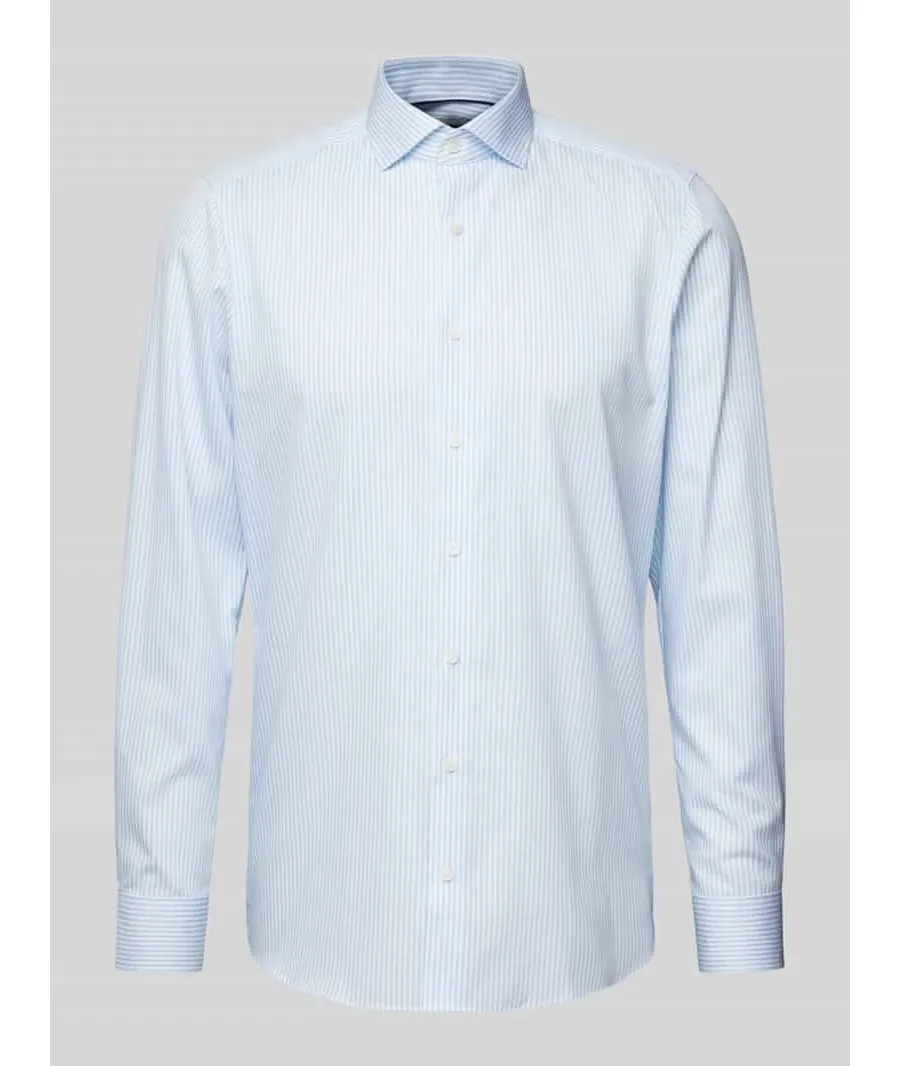 obrazek 1 Koszula biznesowa o kroju regular fit z kołnierzykiem typu kent