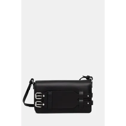 Zdjęcie MM6 Maison Margiela torba skórzana kolor czarny SB6WG0018