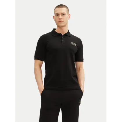 Zdjęcie KARL LAGERFELD Polo 745400 552235 Czarny Slim Fit