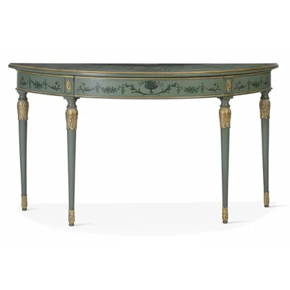 Picture Decorative console made of beech wood