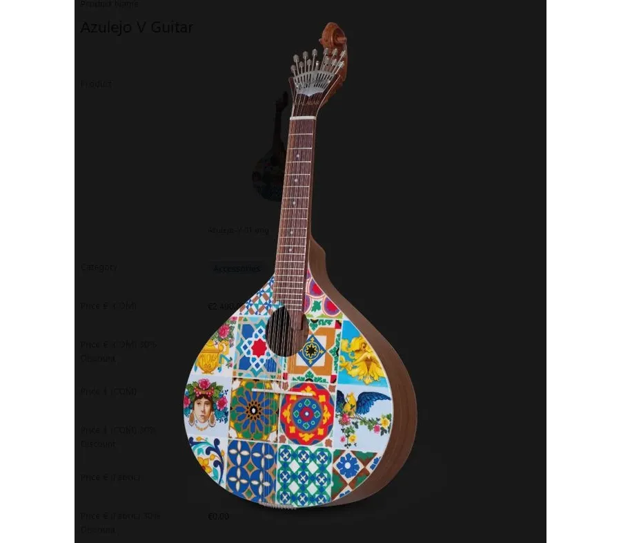 obrazek 5 Portugalska gitara Azulejo V dla miłośników muzyki