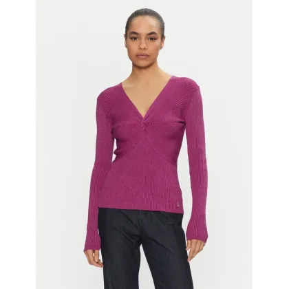 Zdjęcie ARTIGLI Sweter ACMA000110 Różowy Slim Fit