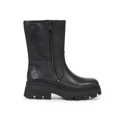 Zdjęcie Calvin Klein Jeans Botki Chunky Combat Zip Boot Wn YW0YW01109 Czarny