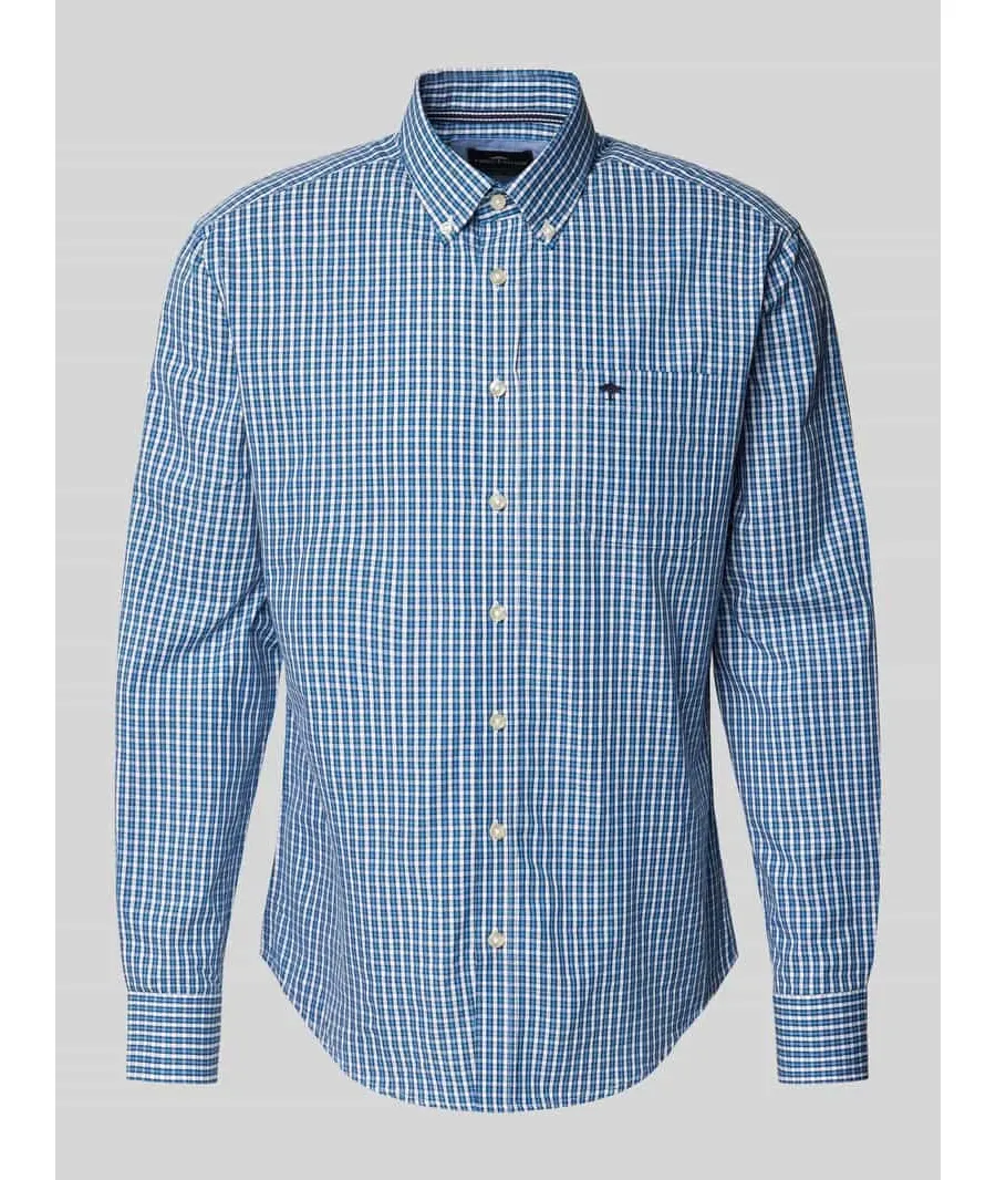 obrazek 1 Koszula casualowa o kroju regular fit z kołnierzykiem typu button down