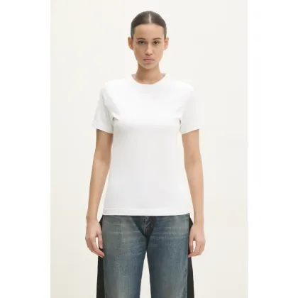 Zdjęcie VETEMENTS t-shirt Embroidered Logo damski kolor biały MA66TR670W