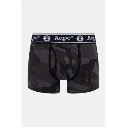 Zdjęcie AAPE bokserki Main kolor czarny AAPUWM5240XXN