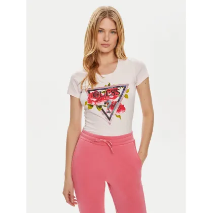 Zdjęcie Guess T-Shirt W4YI71 J1314 Różowy Regular Fit