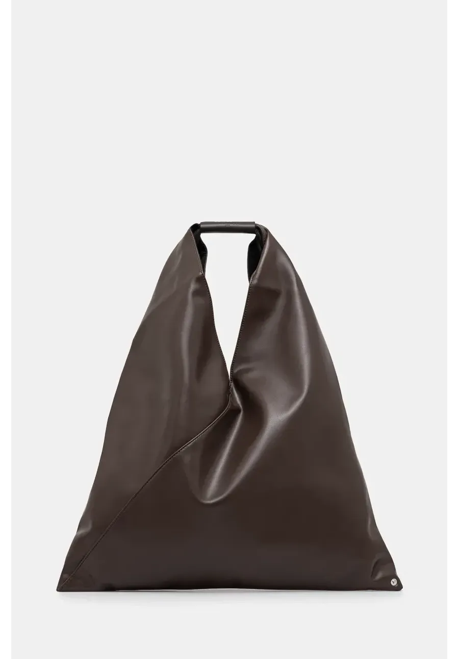 obrazek 1 MM6 Maison Margiela torebka skórzana Classic Japanese Handbag kolor brązowy S54WD0039
