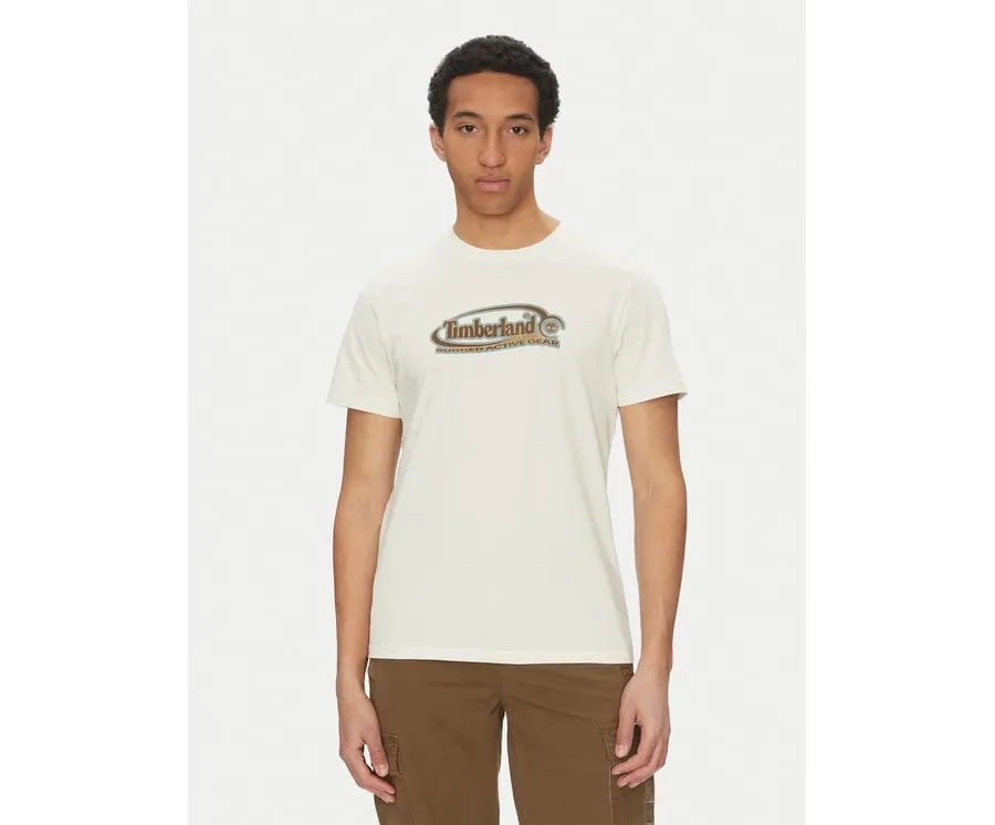 obrazek 1 Timberland T-Shirt TB0A6DJY Biały Regular Fit