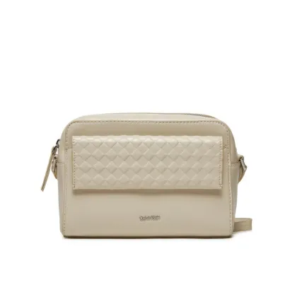 Zdjęcie Calvin Klein Torebka Calvin Mini Quilt Camera Bag K60K611884 Écru