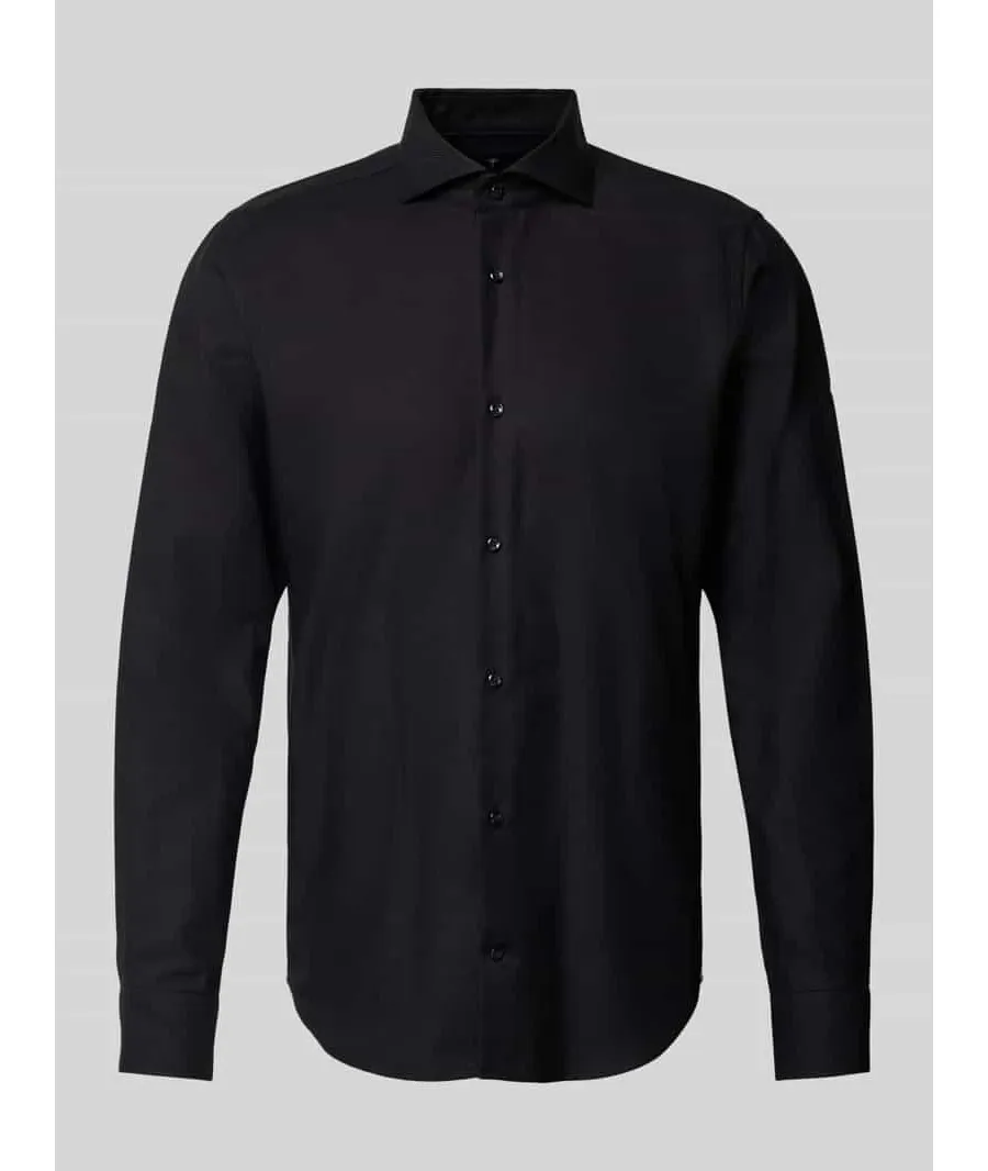 obrazek 1 Koszula biznesowa o kroju slim fit z fakturowanym wzorem