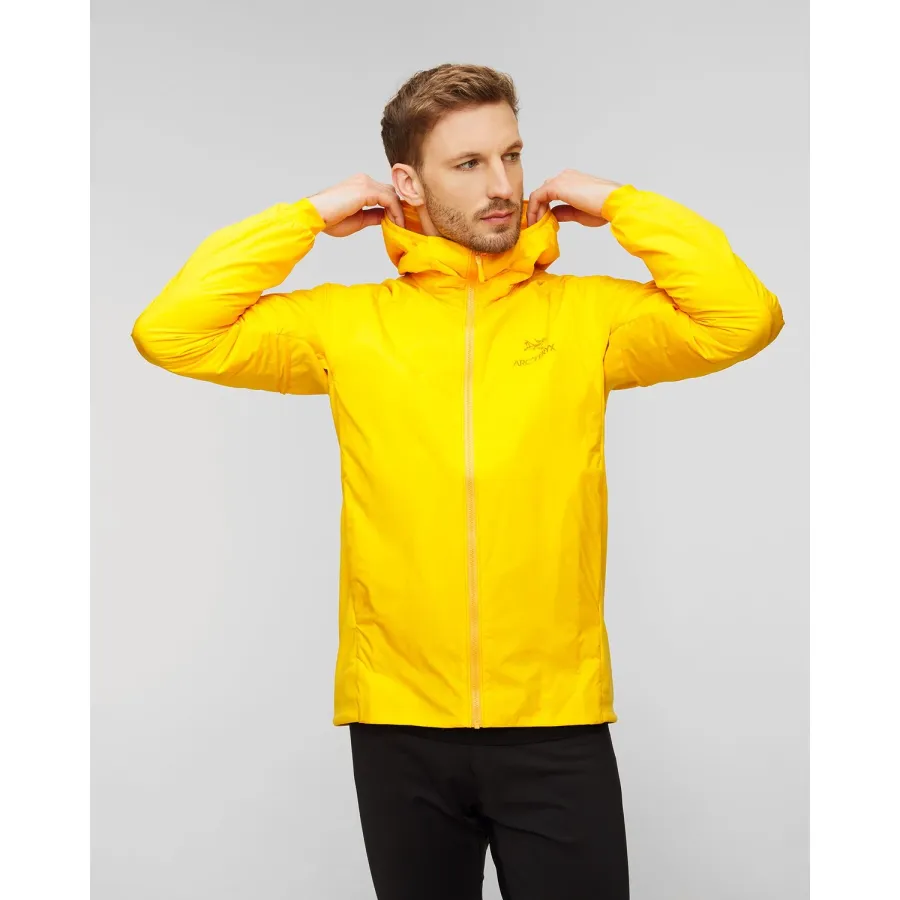 obrazek 1 Żółta Ocieplana Bluza Męska Arcteryx Atom