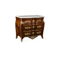Picture Baroque chest of drawers with a marble top