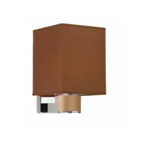 Picture An exceptionally exclusive lamp with a warm orange lampshade