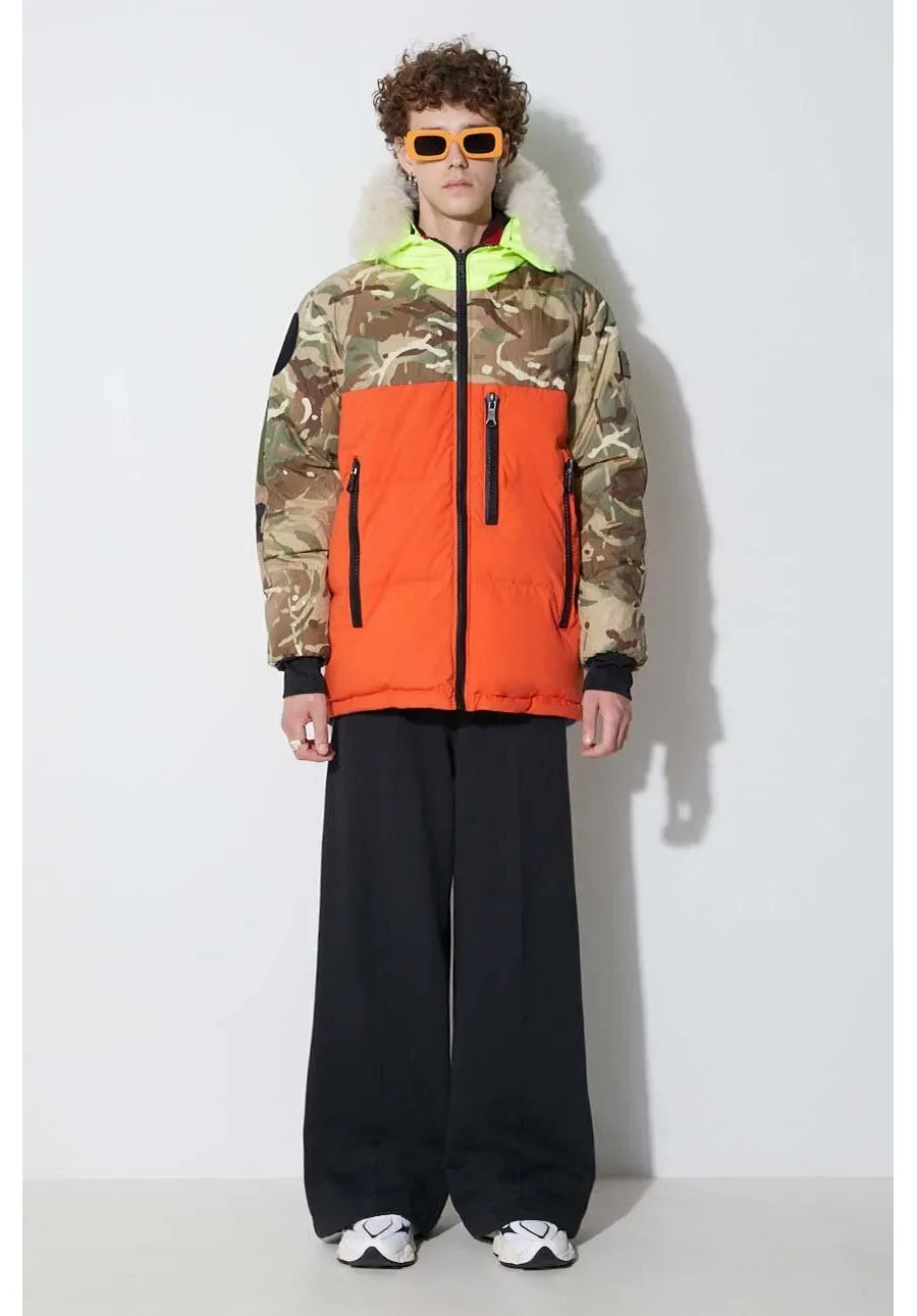 obrazek 1 Griffin kurtka puchowa dwustronna męska kolor pomarańczowy zimowa