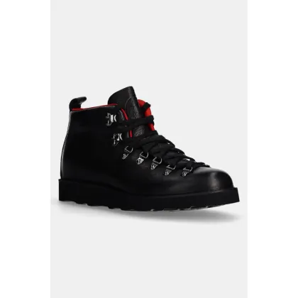 Zdjęcie Fracap buty skórzane Magnifico Roc kolor czarny na płaskim obcasie MAGNIFICO.M120.ROC.BLK