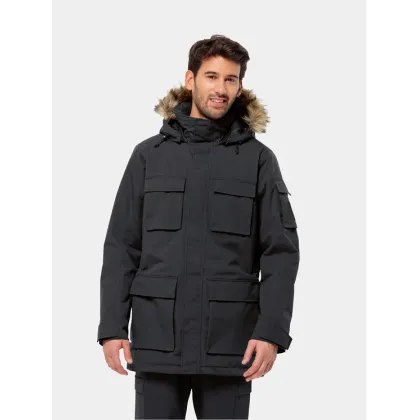 Zdjęcie Jack Wolfskin Kurtka zimowa Glacier Canyon Parka 1107674 Czarny Regular Fit