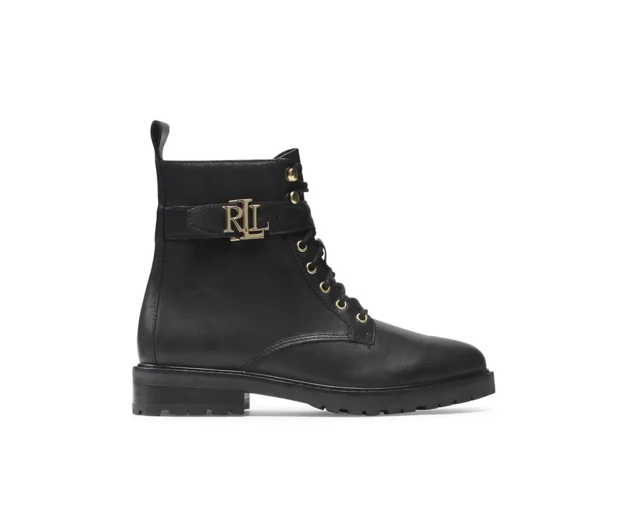 obrazek 1 LAUREN RALPH LAUREN Botki Elridge 802838413001 Czarny
