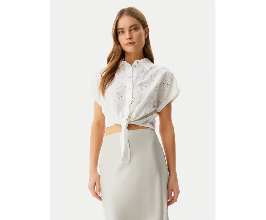 obrazek 1 Guess Koszula W5GH34WG822 Biały Regular Fit