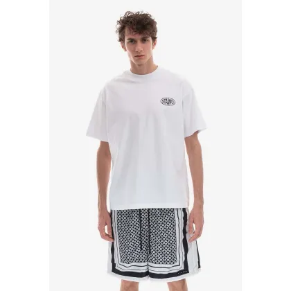 Zdjęcie STAMPD t-shirt bawełniany kolor biały gładki SLA.M2846TE-WHT