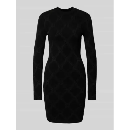 Zdjęcie Sukienka mini z mieszanki wiskozy z okrągłym dekoltem model ‘Slipsse’